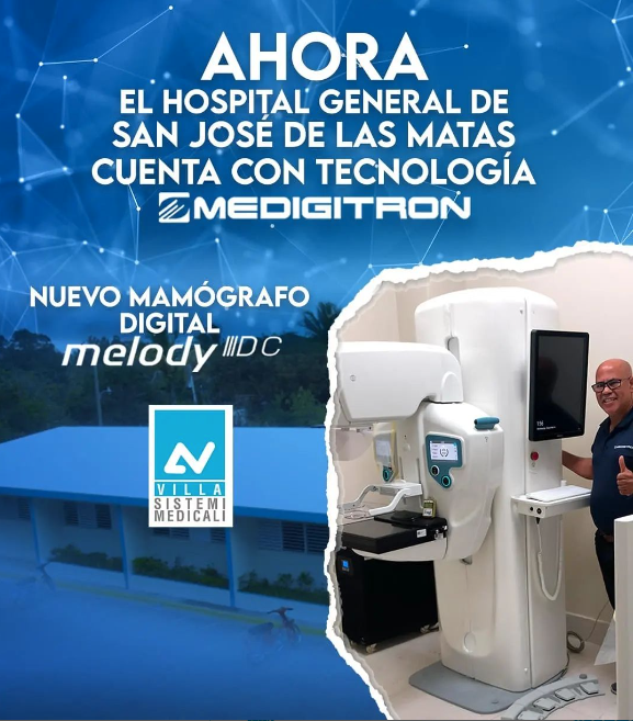 Instalamos un mamógrafo Digital en el Hospital San José de las Matas